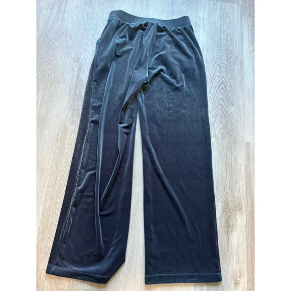 Ann Taylor LOFT Wide Leg Velour Pants  Women's Size S  Teal Pull-On - Picture 7 of 8